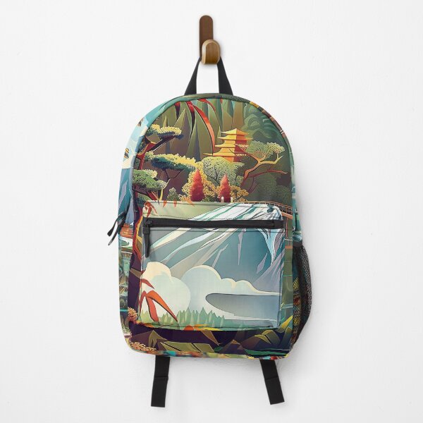 Item preview, Majestic K Render of Ancient Japanese Empire Landscape. designed and sold by CheerForGoods.
