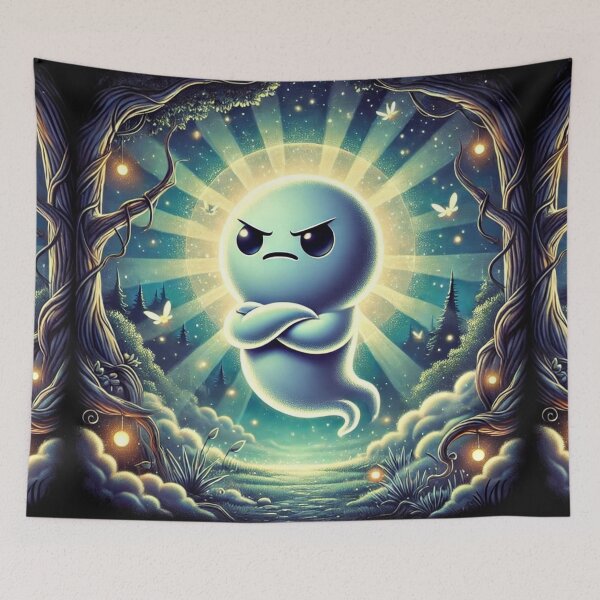 Item preview, Disapproving Ghost - Magical Glow designed and sold by Meta2Physical.