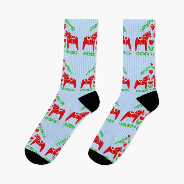 Item preview, Scandinavian folk art -  Dala horse red designed and sold by mikistudio.