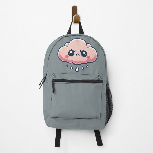 Item preview, Cute Angry Pink Cloud designed and sold by IskandarDesigns.