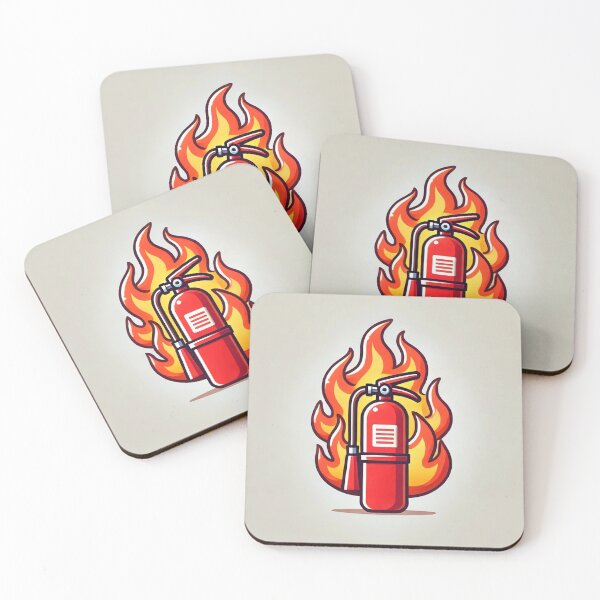 Item preview, Fire Extinguisher on Fire designed and sold by IskandarDesigns.