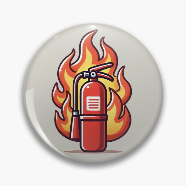 Item preview, Fire Extinguisher on Fire designed and sold by IskandarDesigns.