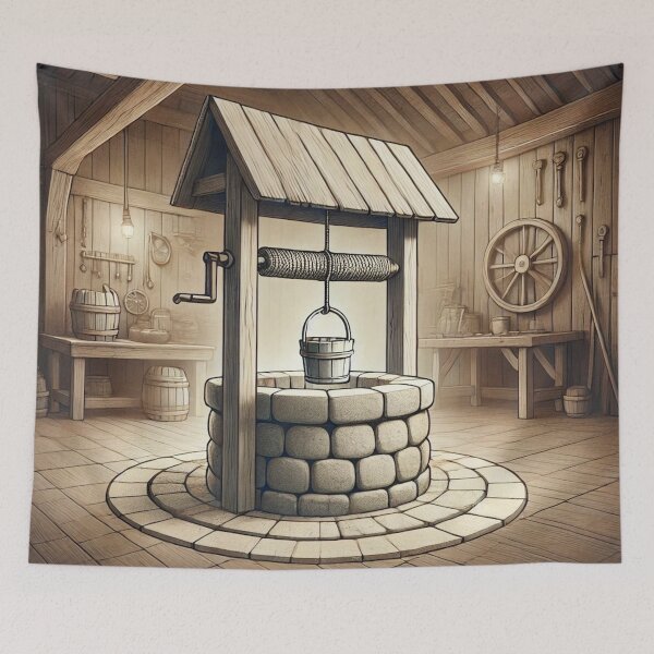 Item preview, Vintage Well designed and sold by IskandarDesigns.