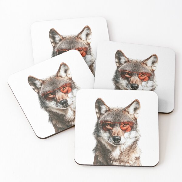 Item preview, Funny cool Wolf wearing sunglasses designed and sold by LazyOwlStore.