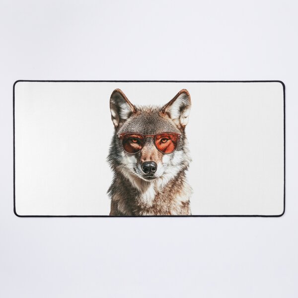 Item preview, Funny cool Wolf wearing sunglasses designed and sold by LazyOwlStore.
