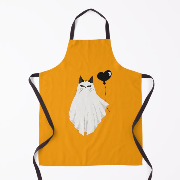 Item preview, Ghost Cat with Balloon designed and sold by AchtungStudio.