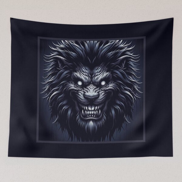 Item preview, Demon Lion Head designed and sold by IskandarDesigns.