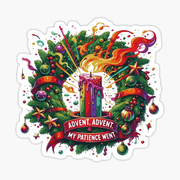 Artikel-Vorschau von Advent, Advent, My Patience Went, designt und verkauft von MAJAMIbyJJangra.