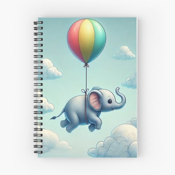 Item preview, Elephant Between Clouds designed and sold by IskandarDesigns.