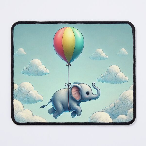 Item preview, Elephant Between Clouds designed and sold by IskandarDesigns.