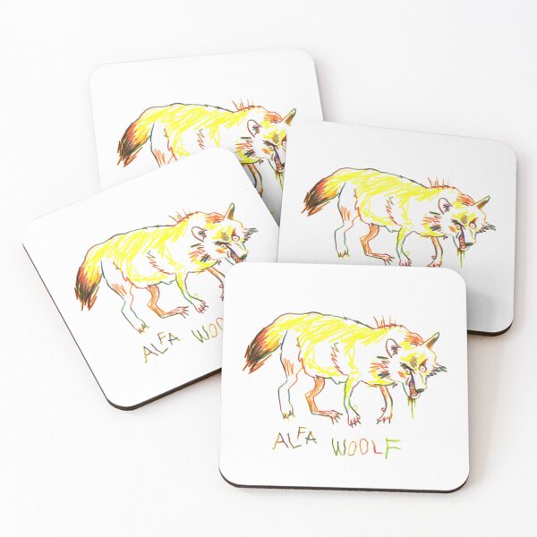 Item preview, Poorly Drawn Alpha Wolf designed and sold by Mishelle-Sherri.