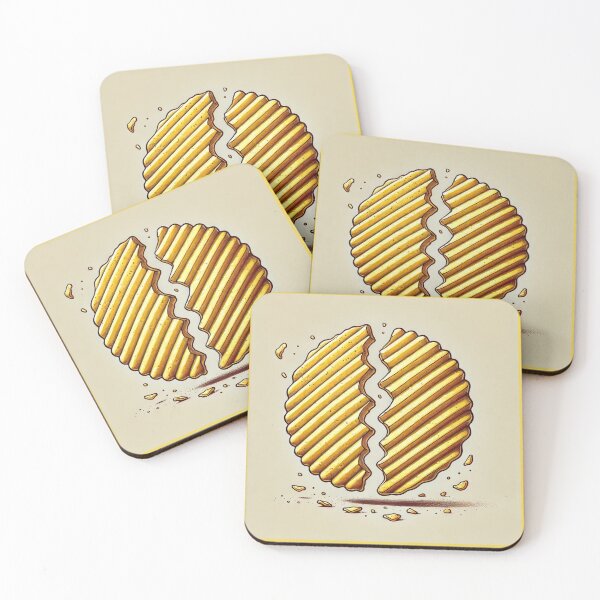 Item preview, Cracked Wavy Potato Chip designed and sold by IskandarDesigns.