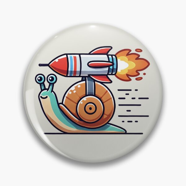 Item preview, Snail With Rocket designed and sold by IskandarDesigns.
