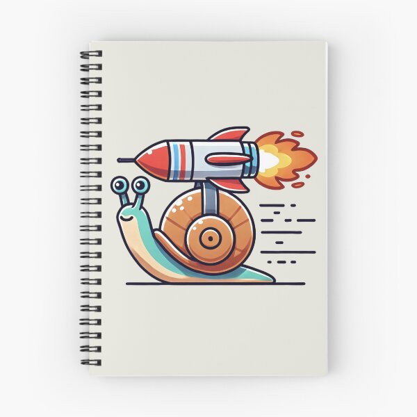 Item preview, Snail With Rocket designed and sold by IskandarDesigns.