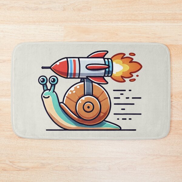 Item preview, Snail With Rocket designed and sold by IskandarDesigns.