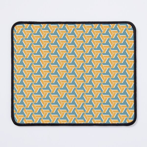 Item preview, Retro Geometric 3D Cube Pattern. designed and sold by Merbuda.