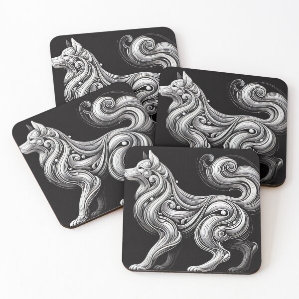 Item preview, The Art of a Mystical Wolf designed and sold by Sadia  Jannat.