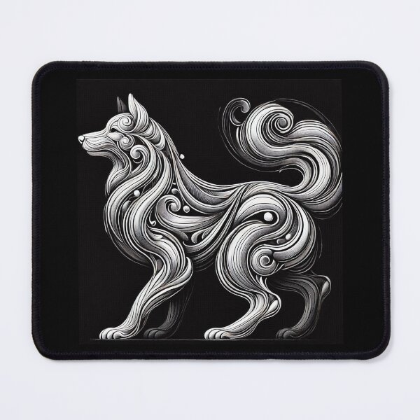 Item preview, The Art of a Mystical Wolf designed and sold by Sadia Jannat.