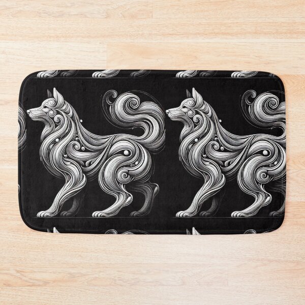 Item preview, The Art of a Mystical Wolf designed and sold by Sadia Jannat.