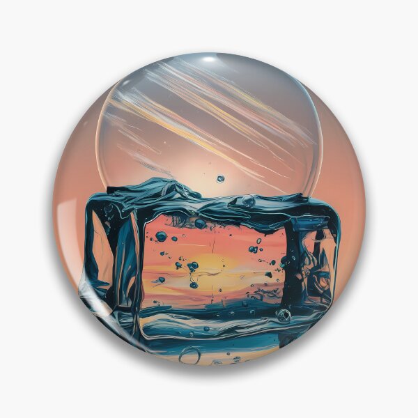 Artikelvorschau, Sunset Reflections: Die Fusion von Eis- und Glaskunst entworfen und verkauft von ART ATTACK ZONE.
