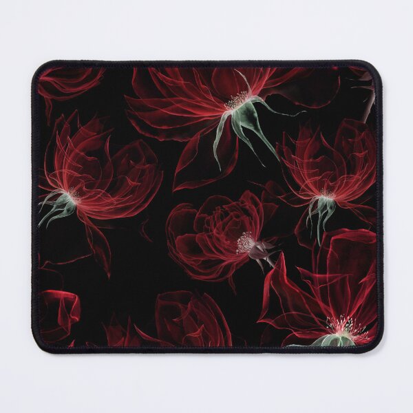 Item preview, X Ray Burgundy Roses On Black designed and sold by UtArt.