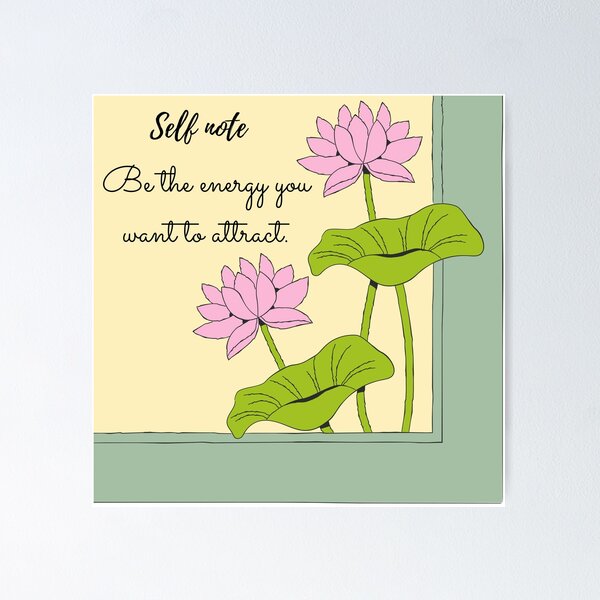 Item preview, be the energy you want to attract designed and sold by Taloory.