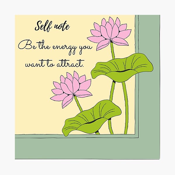 Item preview, be the energy you want to attract designed and sold by Taloory.