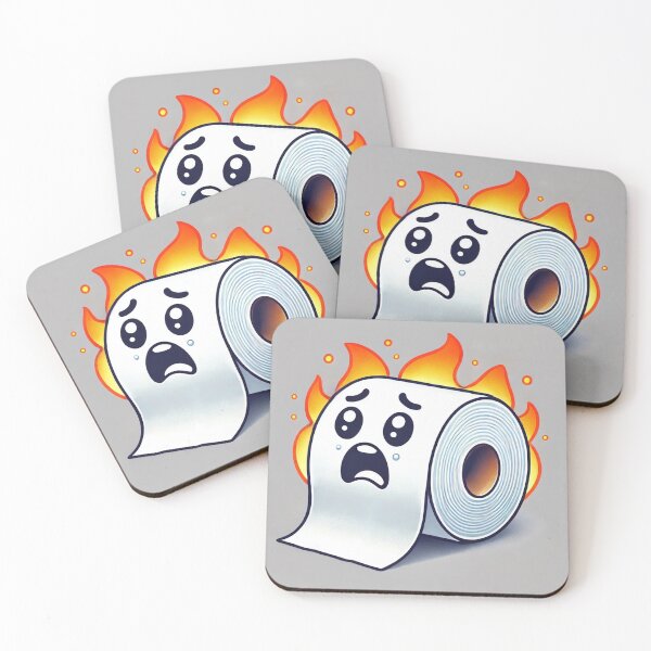 Item preview, Burning Toilet Paper designed and sold by IskandarDesigns.