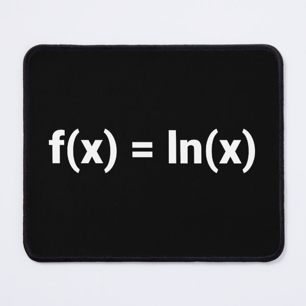 Item preview, f(x) = ln(x) designed and sold by Text-based T-Shirts and Gifts.