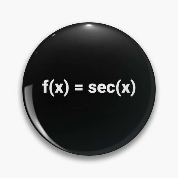 Item preview, f(x) = sec(x) designed and sold by Text-based T-Shirts and Gifts.