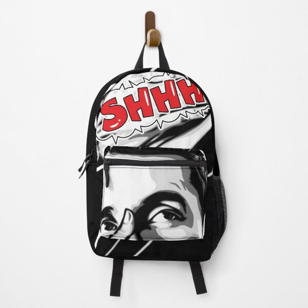 Item preview, SHHH - Bold Black and White Silence Artwork designed and sold by RobBev27.