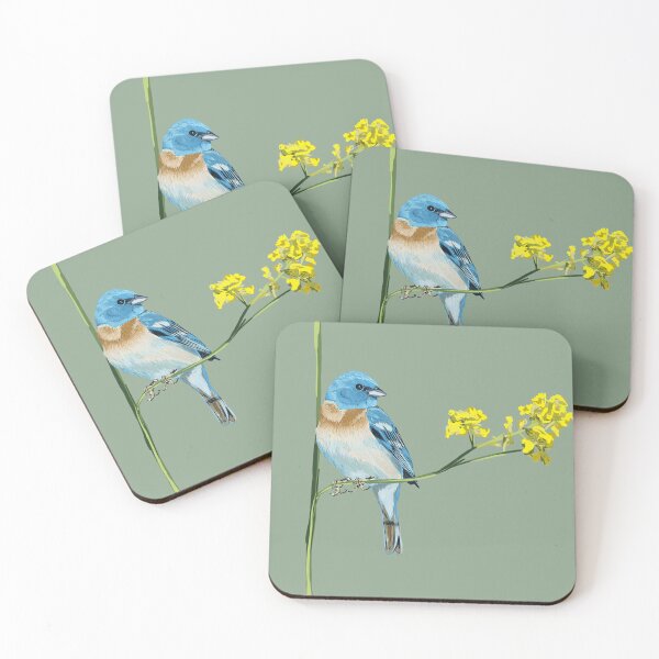 Item preview, Lazuli Bunting designed and sold by okaymoose.