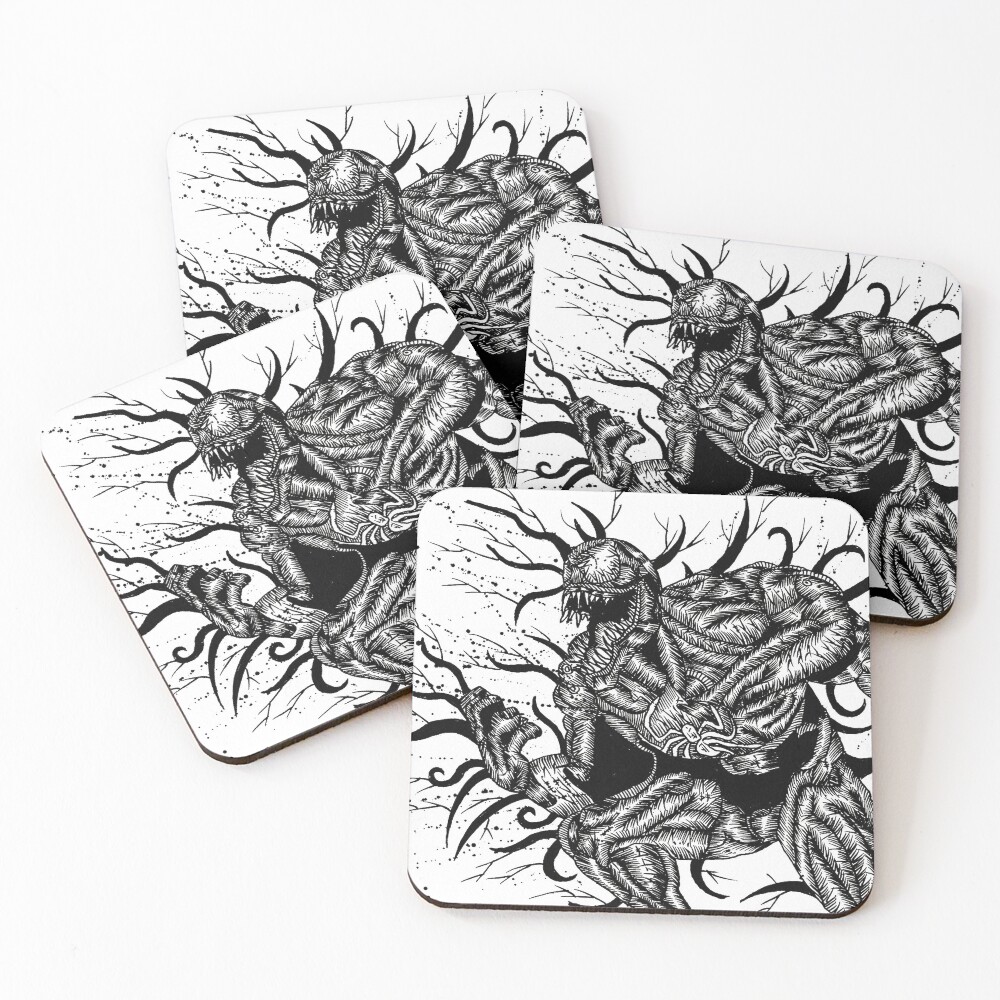 Item preview, Coasters (Set of 4) designed and sold by NICSARTWORLD.