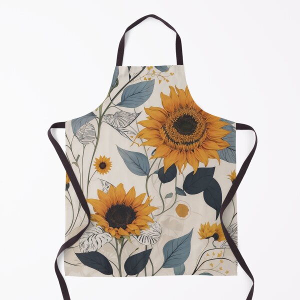 Item preview, 002 Seamless Minimalist Scandinavian Sunflower Design designed and sold by Alexis Art Collection.