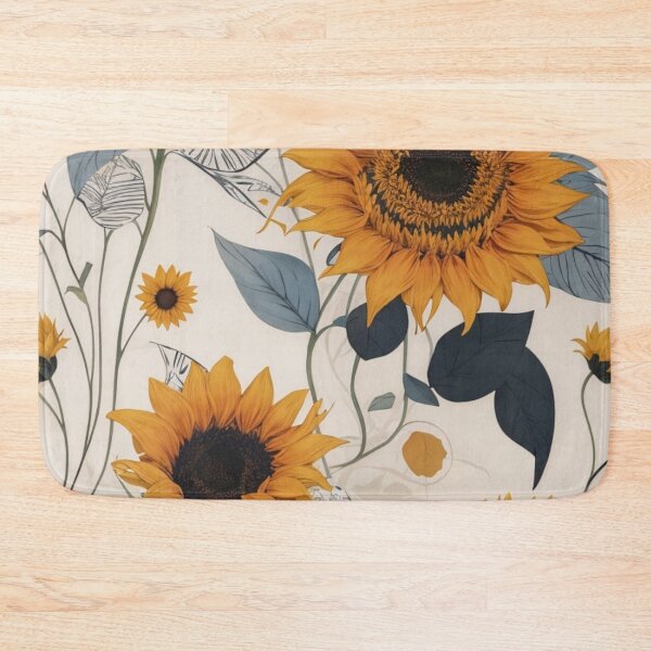 Item preview, 002 Seamless Minimalist Scandinavian Sunflower Design designed and sold by Alexis Art Collection.