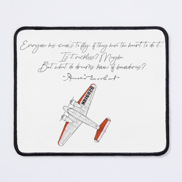 Item preview, Amelia Earhart Quote Lockheed Model 10 Electra designed and sold by sjm-artworks.
