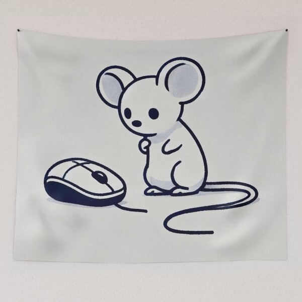 Item preview, Real Mouse Meets Computer Mouse designed and sold by IskandarDesigns.