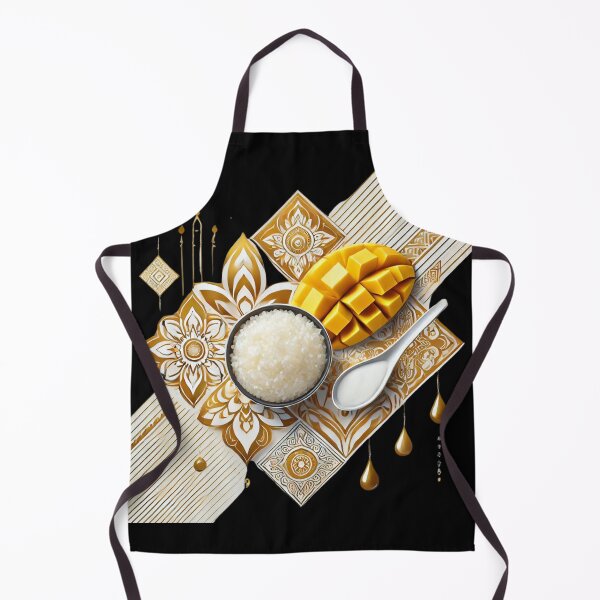 Item preview, Golden Mango Delight: Traditional Thai Sticky Rice Dessert designed and sold by AonTH9.