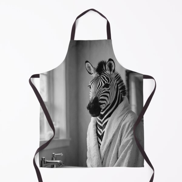 Item preview, Zebra in a Cozy Bathrobe by Sink designed and sold by vk09.
