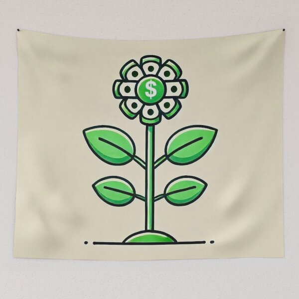 Artikelvorschau, Die Dollarblume entworfen und verkauft von IskandarDesigns.
