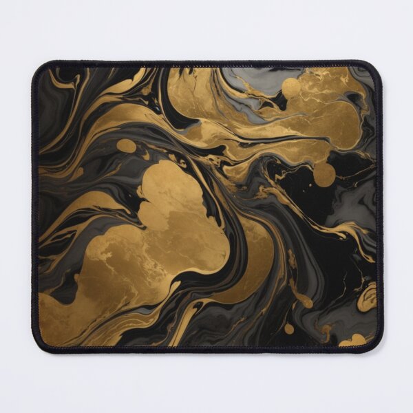 Item preview, 001 Black and Gold Abstract designed and sold by Alexis Art Collection.
