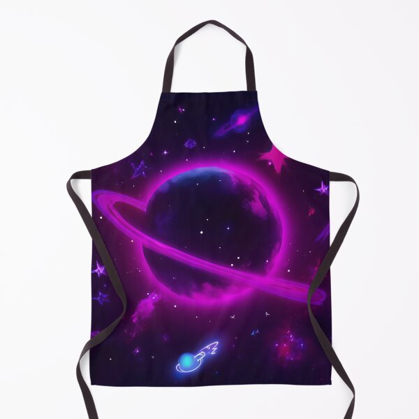 Item preview, Neon Galaxy Art | Futuristic Space Design | Glow-in-the-Dark Planet designed and sold by Epic--Art.