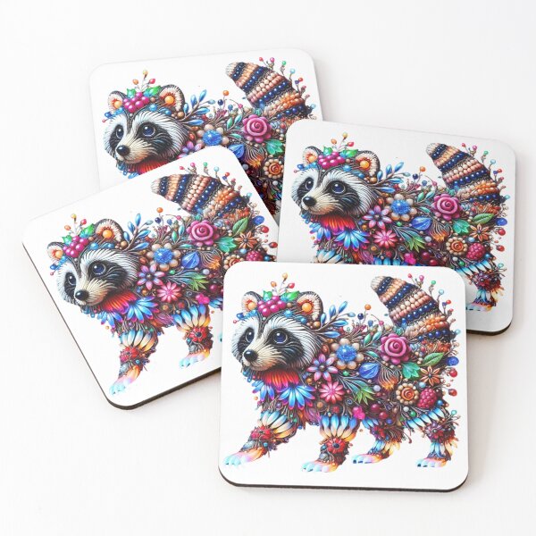 Item preview, Enchanted Glowing Raccoon designed and sold by GloriousArtSKD.