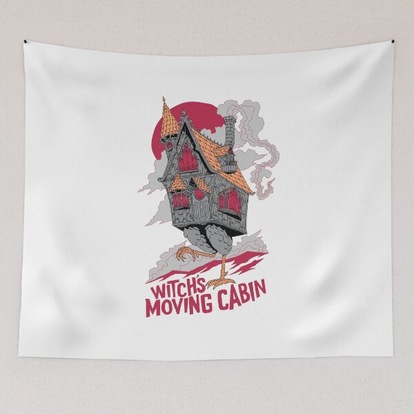 Item preview, Witch's Moving Cabin designed and sold by circleinpaper.
