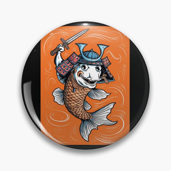 Item preview,  Fin-tastic Feud: The Koi's Epic Battle Against Soy Sauce and Wasabi! designed and sold by MOONE FLOWER.