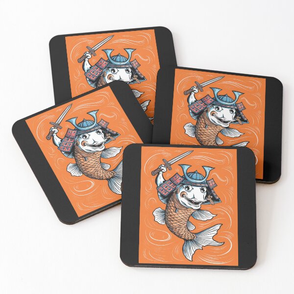 Item preview,  Fin-tastic Feud: The Koi's Epic Battle Against Soy Sauce and Wasabi! designed and sold by MOONE FLOWER.
