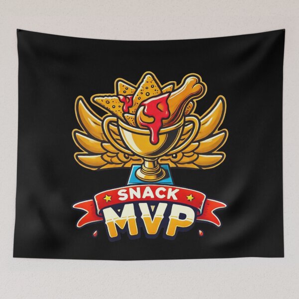 Item preview, Snack MVP Trophy – Funny Game Day Humor for Snack Lovers designed and sold by BunBuntheDog-.