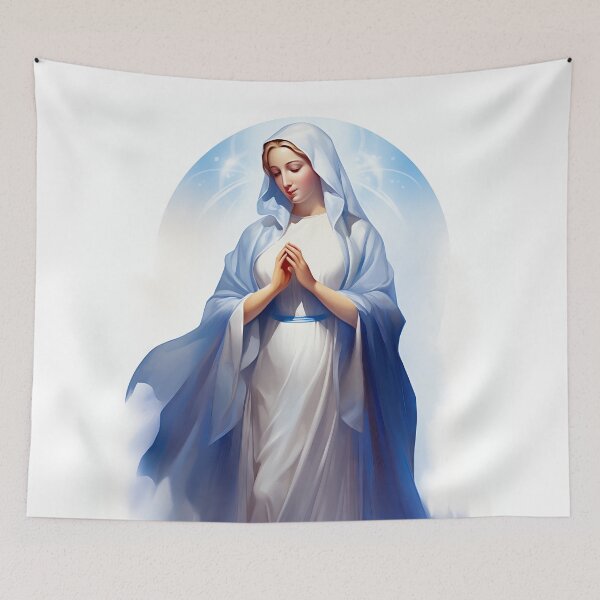 Item preview, Blessed Mother Mary Painting designed and sold by AdamesArtStudio.