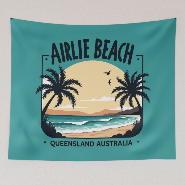 Item preview, Airlie Beach Australia Retro designed and sold by ArtByMouad.