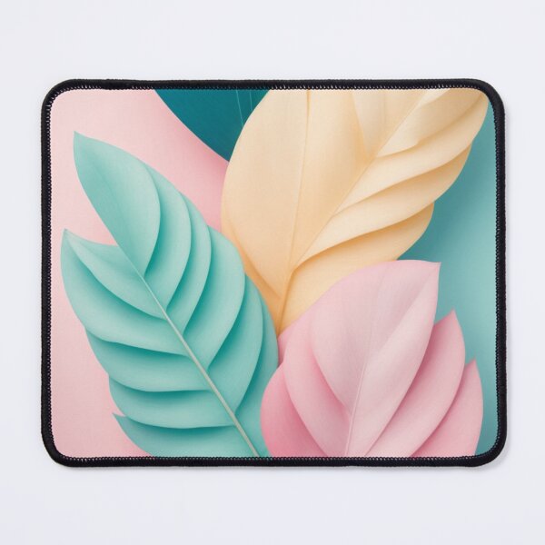 Item preview, 001 Pastel Colored Tropical Leaves designed and sold by Alexis Art Collection.